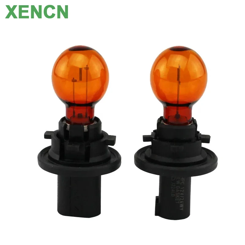 XENCN 12272NA 12272 NA Turn Signal Lamp Light Bulb PH24WY PU20d-6 12V24W 2200K Orange Car Bulb 1pcs