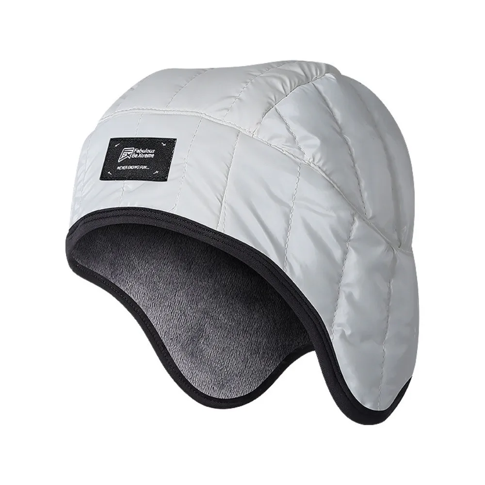Fleece Lined Winter Ear Flap Hat Water Repellent Windproof Fleece Lined Hat Heat Retaining Ear Coverage Cold Weather Hat
