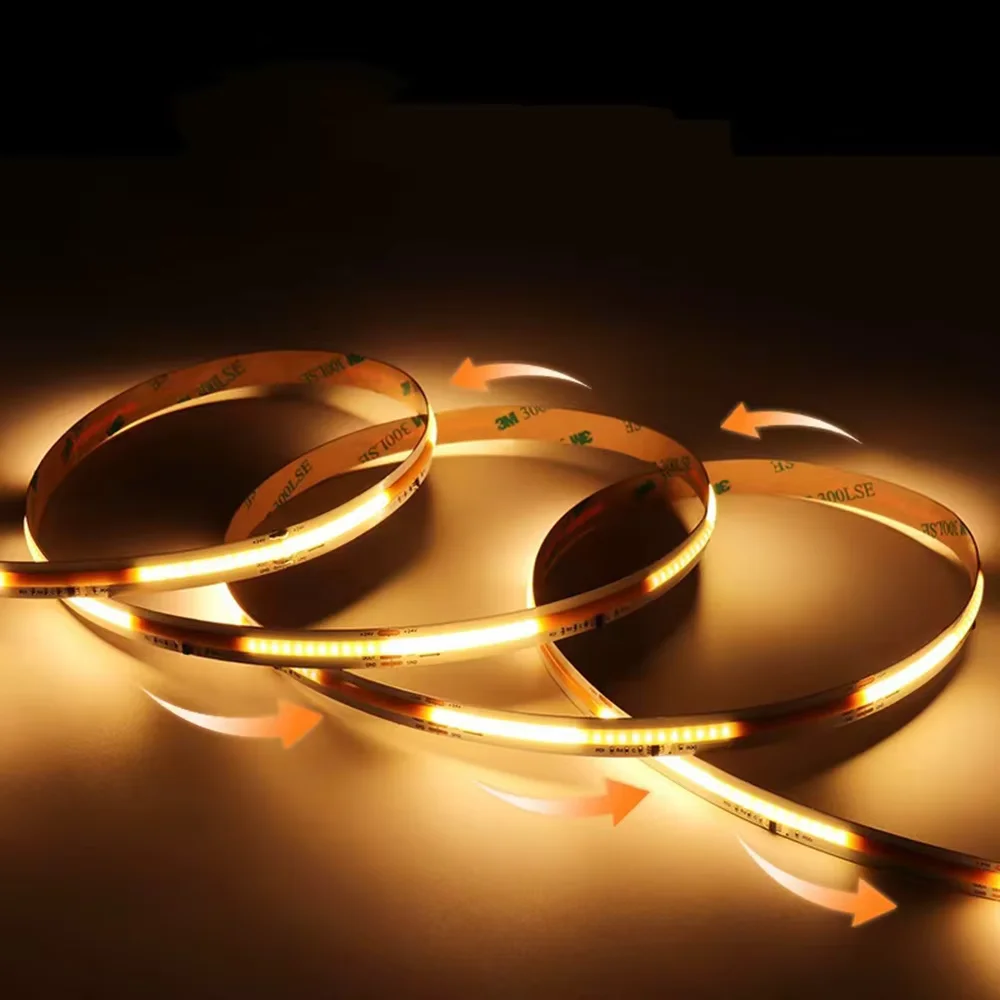 5m 10m 24V WS2811 IC COB LED Strip 360leds/m Addressable Running Water Flowing Flexible 3000K/4000K/6000K for Indoor Home Decor