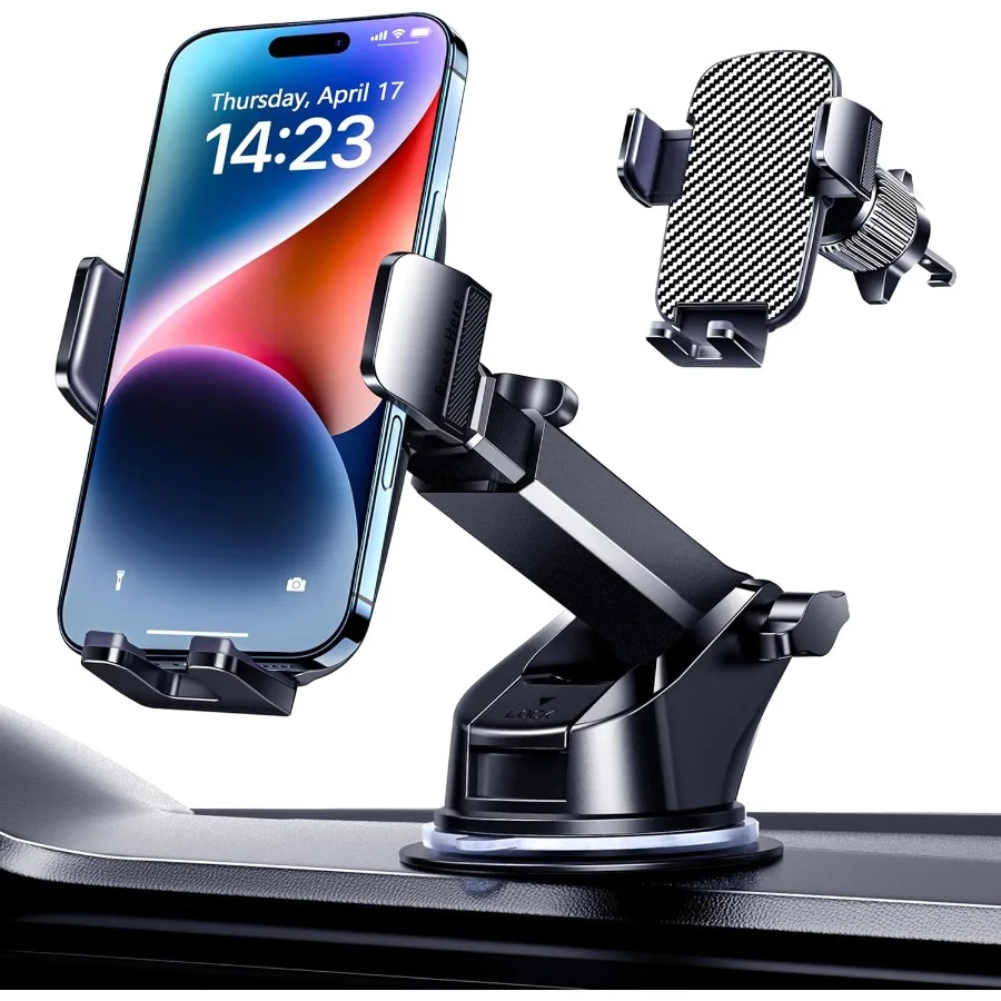 

Автомобильный держатель для телефона с сверхпрочным всасыванием для лобового стекла приборной панели и вентиляционного отверстия, универсальный телефон 3 в 1 Mou