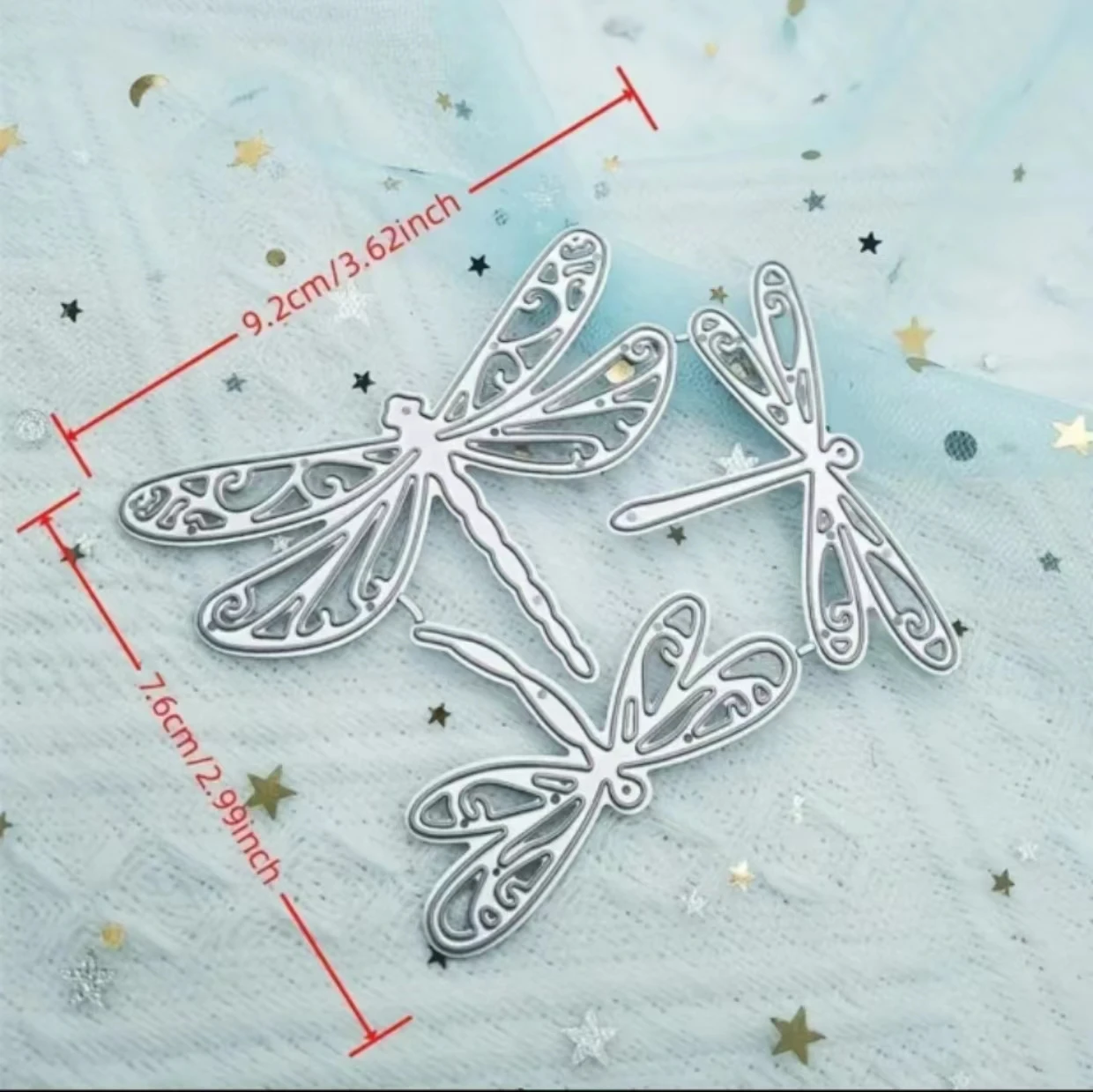 1pc New Dragonfly Metal Cutting Dies For DIY Scrapbooking Decorative Embossing Handcraft Die Cutting Template Mold