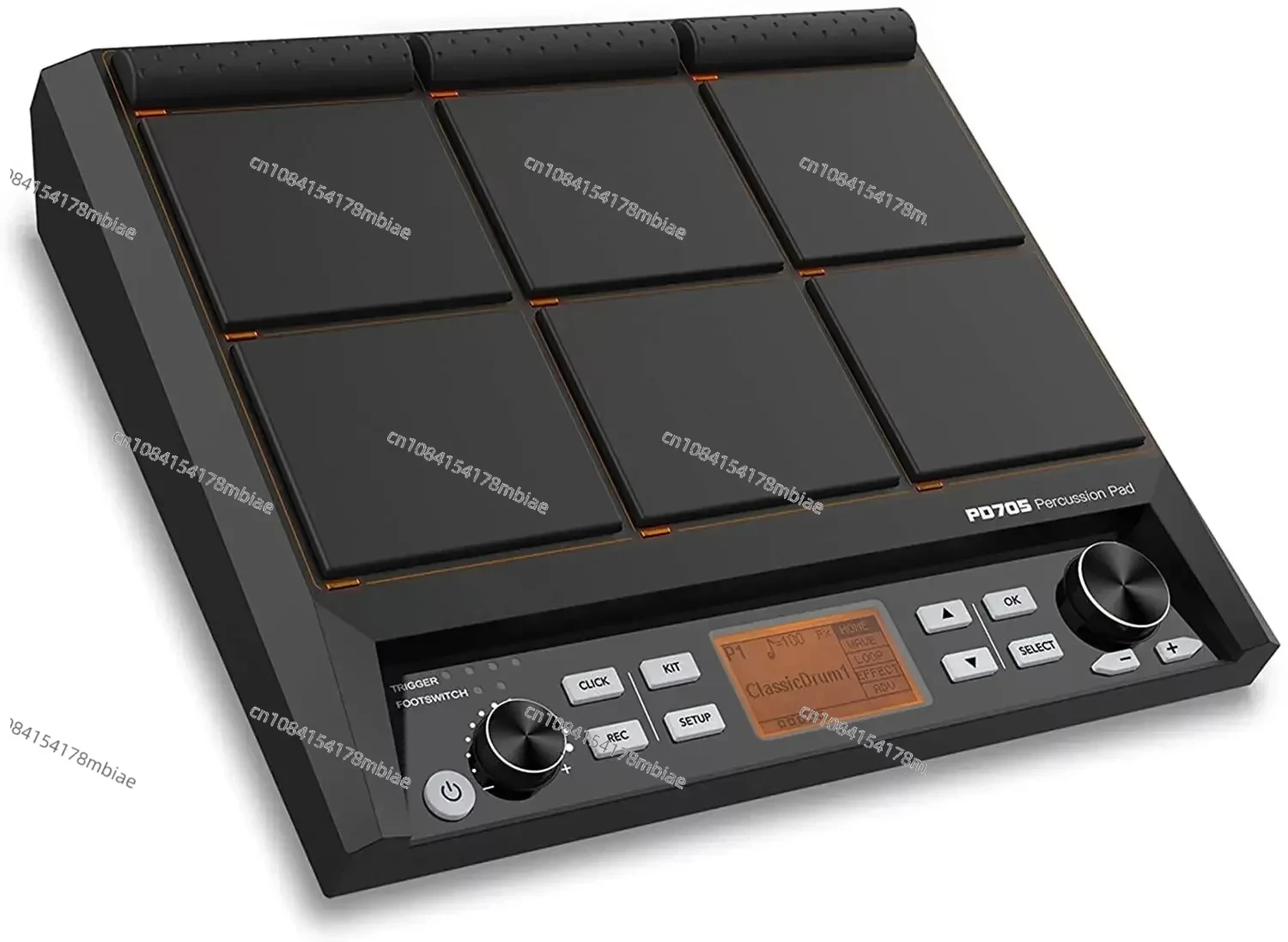 PD705 Percussion Pad 9-Sample Pad All-in-one Multipad Tabletop Electric Drum Set