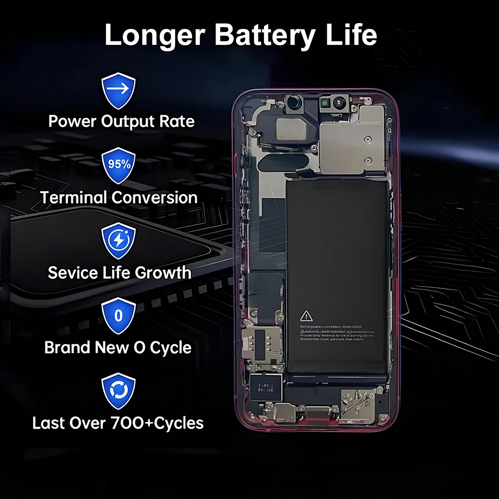 For iPhone 16/16 Plus Pro Max 3561mah 3582mah 4674mah 4685mah