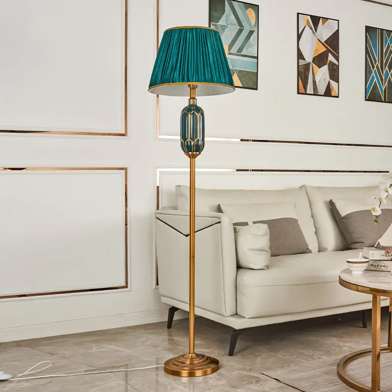 New home lamp floor lamp living room floor lamp ceramic vase