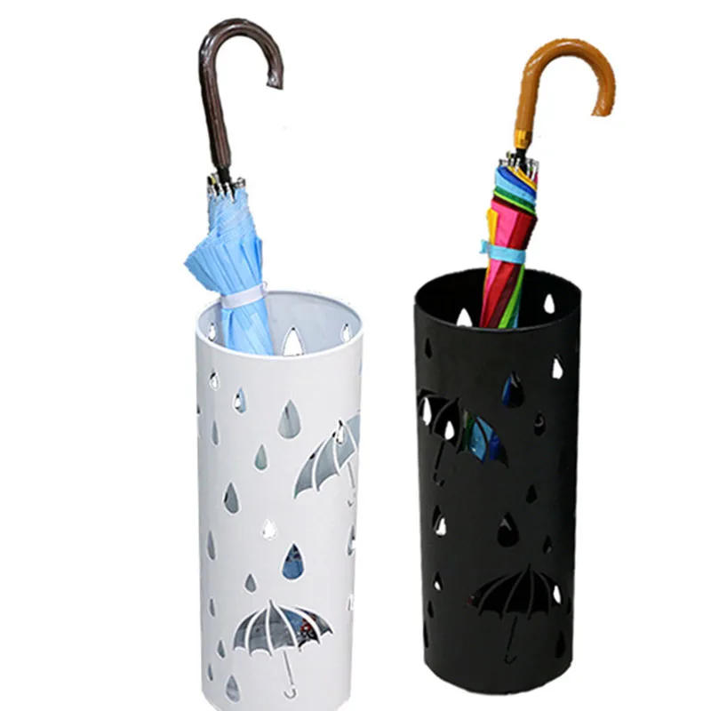 Umbrella Stand Free Standing Umbrella Rack Decorative Holder Metal Umbrella Organizer Bin Multipurpose Umbrella Stand