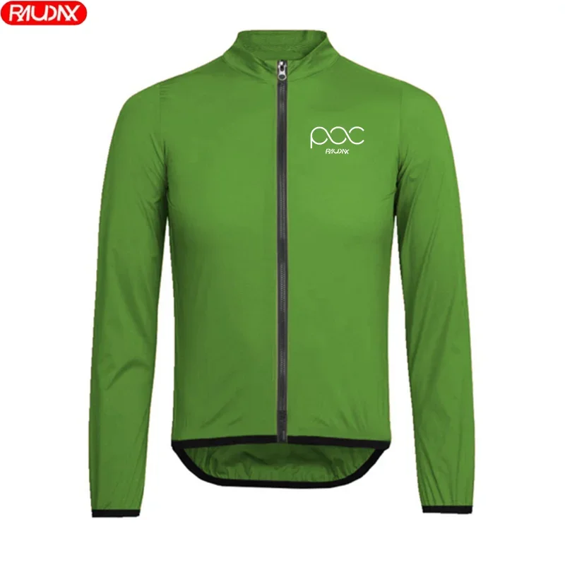 RAUDAX POC2023 New Autumn Unisex Windproof Cycling Long Sleeve Spring MTB Bicycle Waterproof Cycling Top Lightweight Long Sleeve