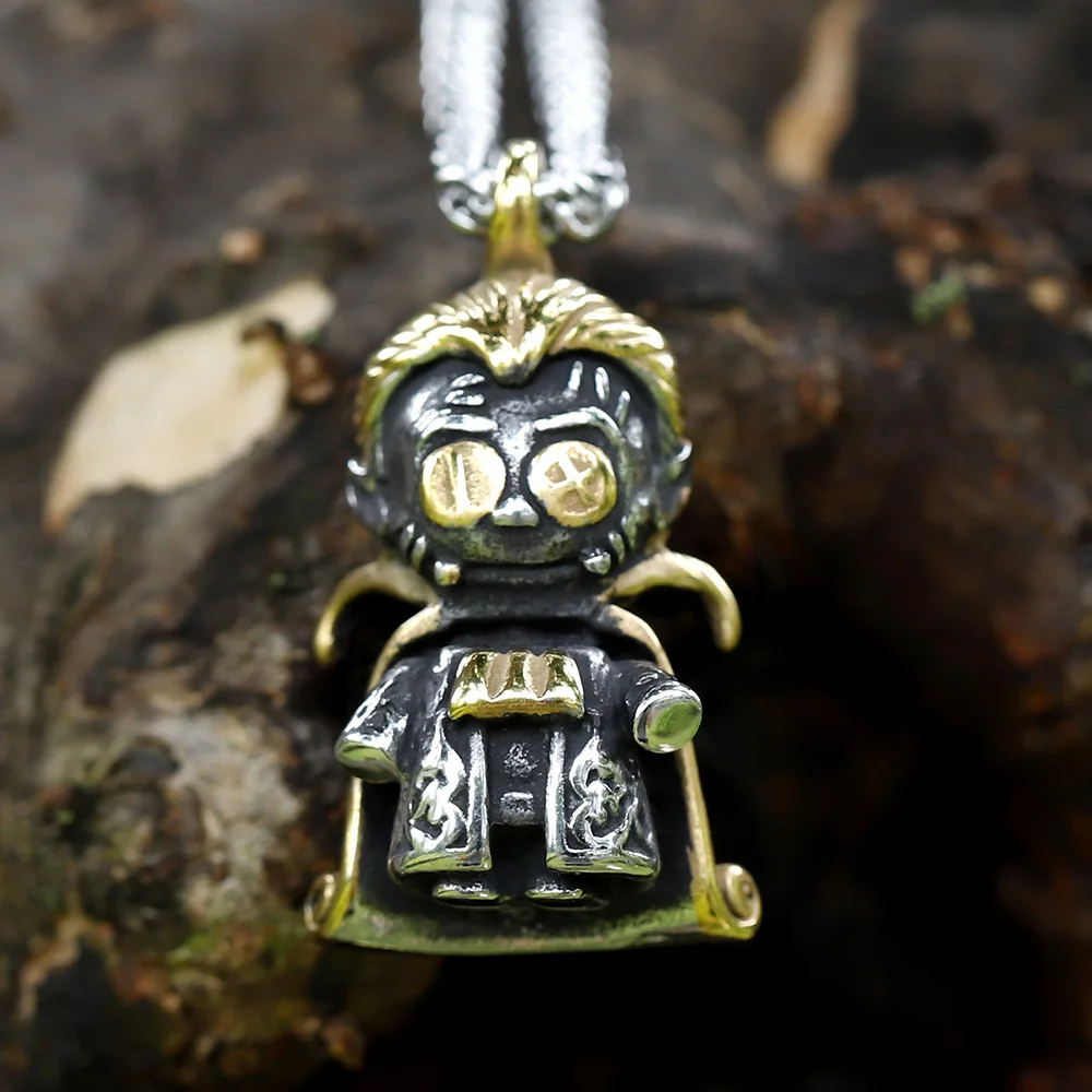 2022 NEW Men\'s 316L stainless steel Creative Designs Voodoo Doll Collection Pendant clown vampire love balloon For free shipping