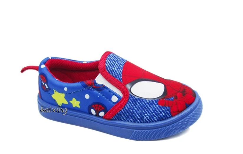 Koreański styl SpiderMan Boy\'s Casual i lekkie dziecięce buty na podłodze, dziecięce buty z tkaniny płaskie oddychające maluch