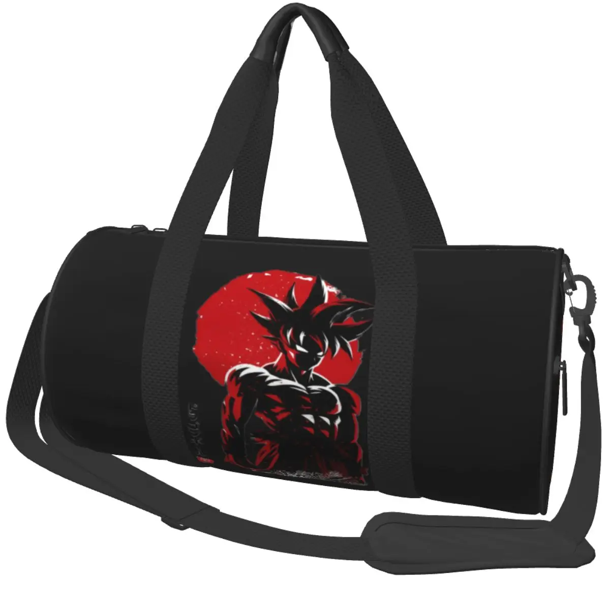 Gym Bag Anime Dragon Bodybuilding Sports Bag with Shoes Manga Japan Cool Men's Oxford Handbag Cute Travel Training Fitness Bag