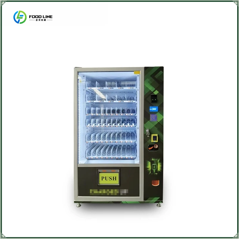 Industrial Large Capacity Vending Machine 60 Channels Snack Drink Cooling Machine for Supermarket Customized