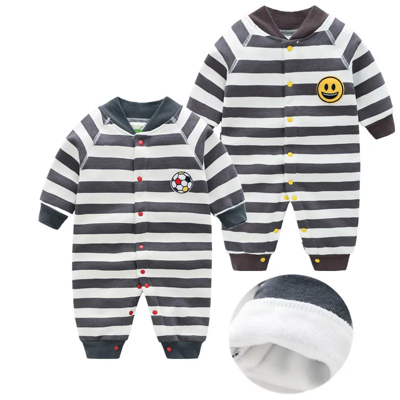 

Infant Jumpsuit clothes Downy pajamas crawling suit baby Girl Boy clothes spring fall long-sleeved onesie underwear 0-12 months