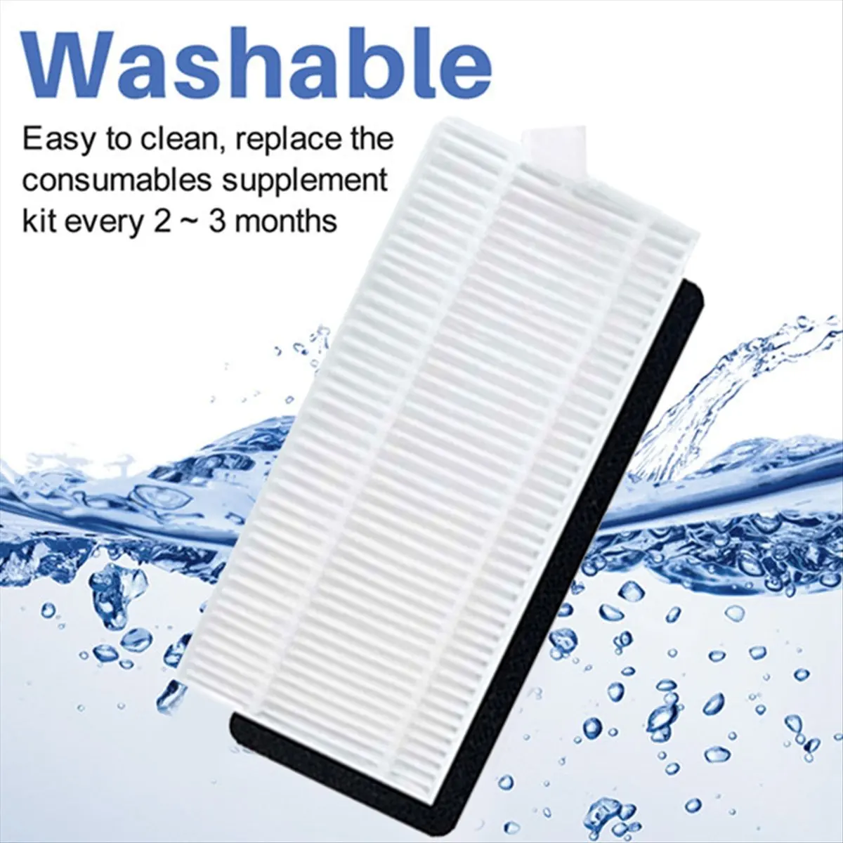 

Запасные части для A20/T20S/V3x/ PVCR 3600/G2 0926W/G2 0726W/G2 1226: боковая щетка, HEPA-фильтр, салфетка для влажной уборки [mriae Parts]