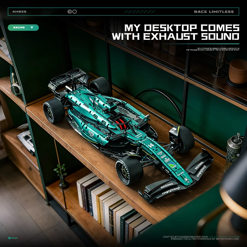 1960 elementów Techniczny Mode – Model Kit F1 recenzja i cena