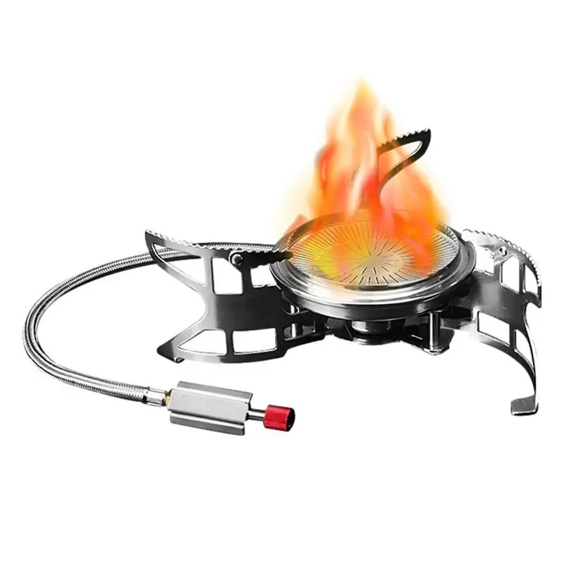 

Stove Burner For Camping 3800w Foldable Camping Cooking Stove Camping Gear Stove For Woks Pans Kettles Home Kitchen Tool For