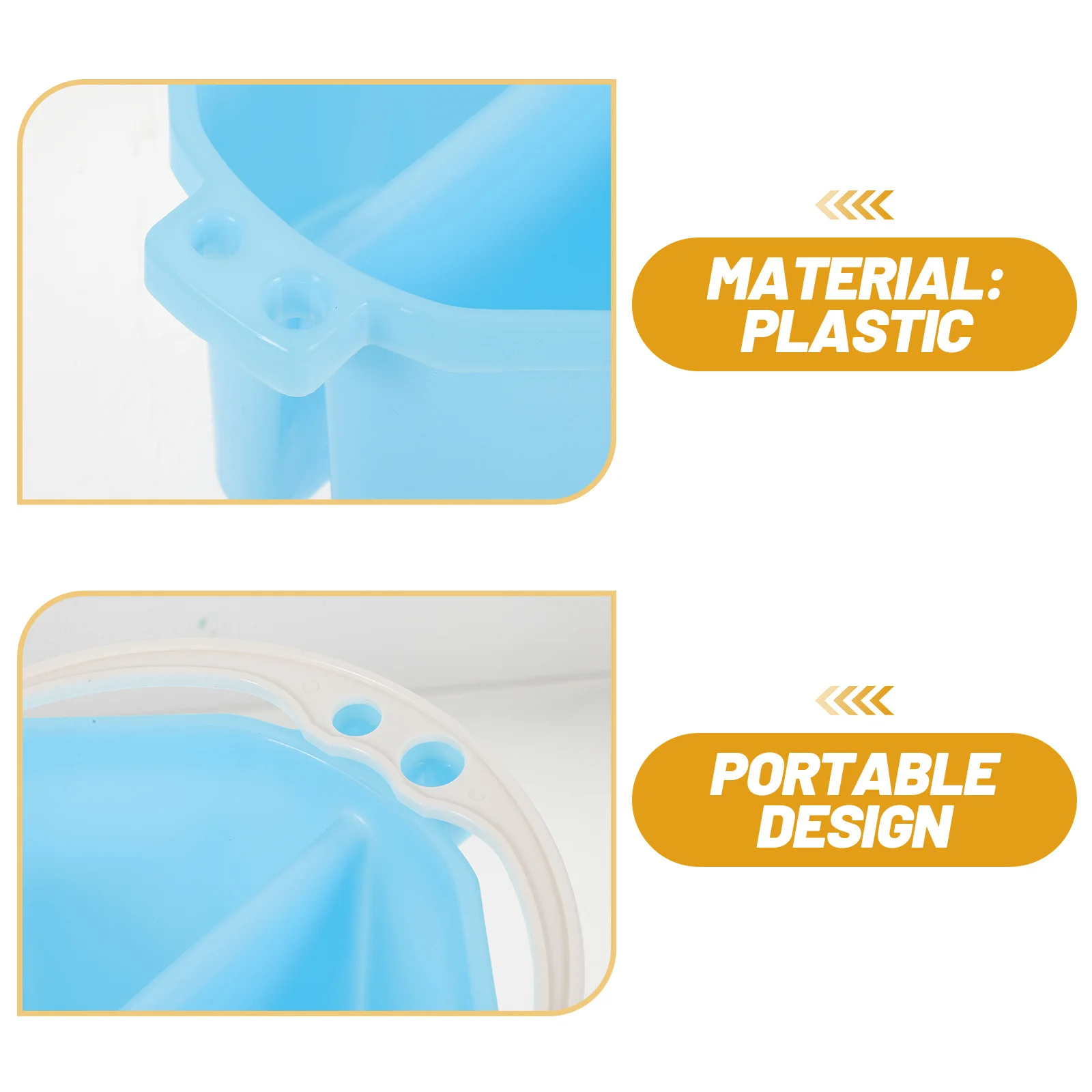 

Paint Brush Washer Multi-Use Portable Watercolor Palette with Handle Compact Reusable Plastic Cleaner for Artists Kids Students