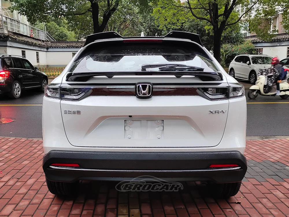 For HONDA VEZEL HR-V HRV XR-V XRV 2021-2023 ABS Material Carbon Fiber Exterior middle Spoiler Car Top Wing Top Spoiler Splitter