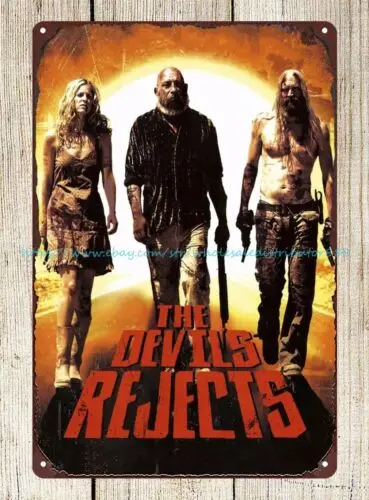 metal wall art American crime horror film the devil's rejects metal tin sign