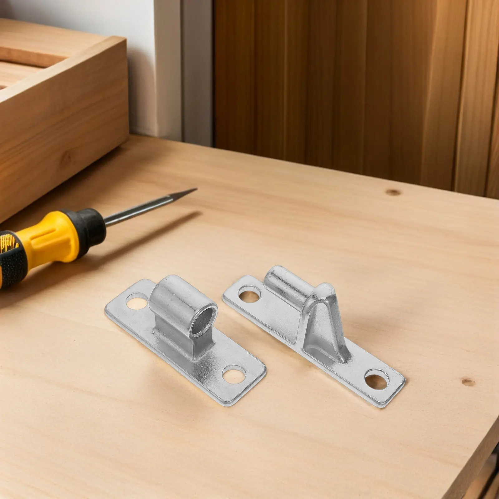 

2Pcs Stainless Steel Gate Hinges Heavy Duty Wall Mount Farm Fence Garden Door Hinges Detachable Male Female Design Outdoor Shed