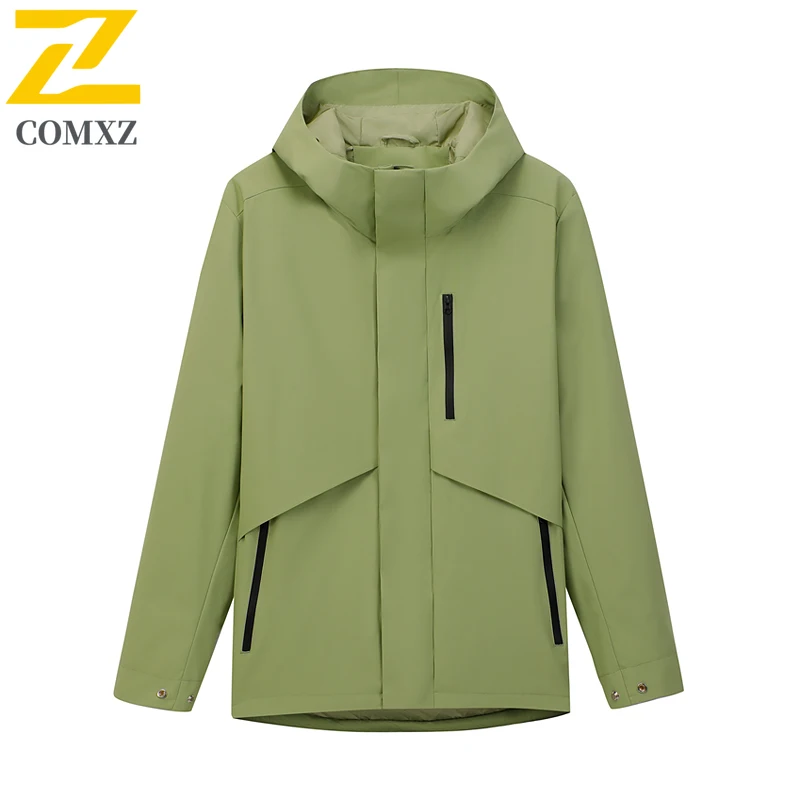 

2025 Raincoat Windbreaker Autumn Men's Mountain Bike Jackets Outdoor Hiking Hooded Coats Women Ski Bicycle Waterproof Clothing