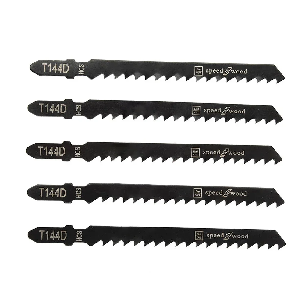 10Pcs 100mm HCS Jig Saw Blades T144D For High Speed Wood Cutting Tools High Carbon Steel Jigsaw Blades