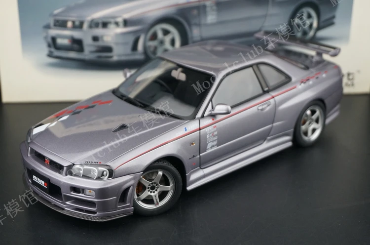 Autoart 1:18 R34 S-tune Series JDM Alloy Full Open Limited Edition Resin Metal Model Ornament Toy Birthday Gift