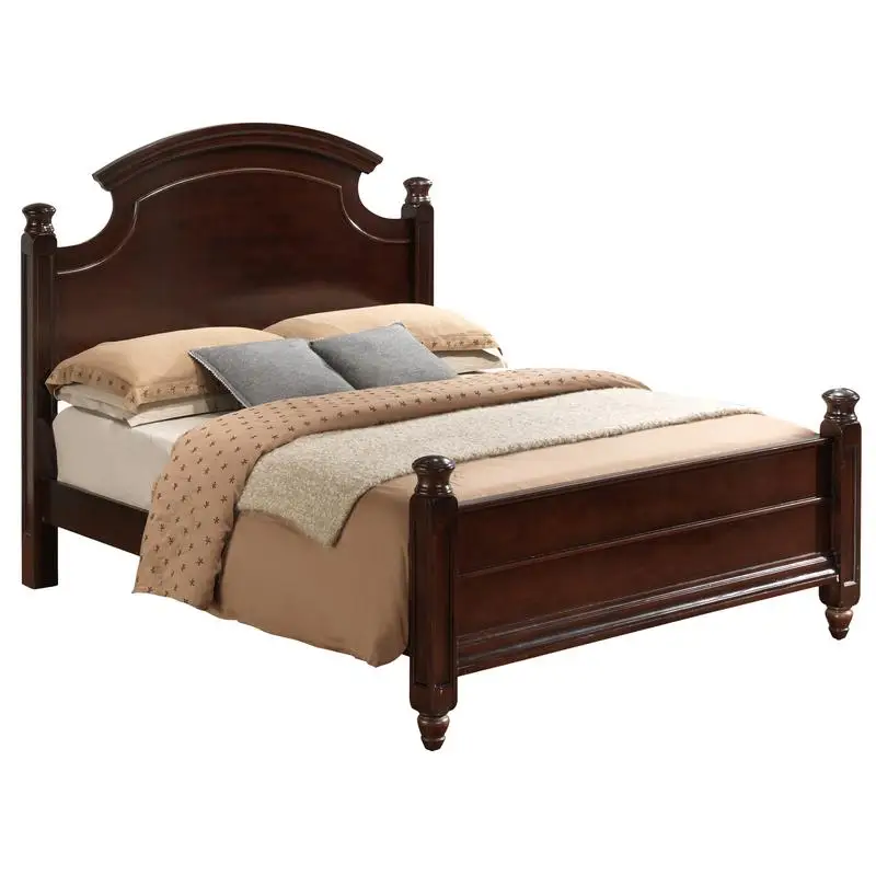 Queen Bed G5950A QB, 3 Boxes, Cappuccino Finish