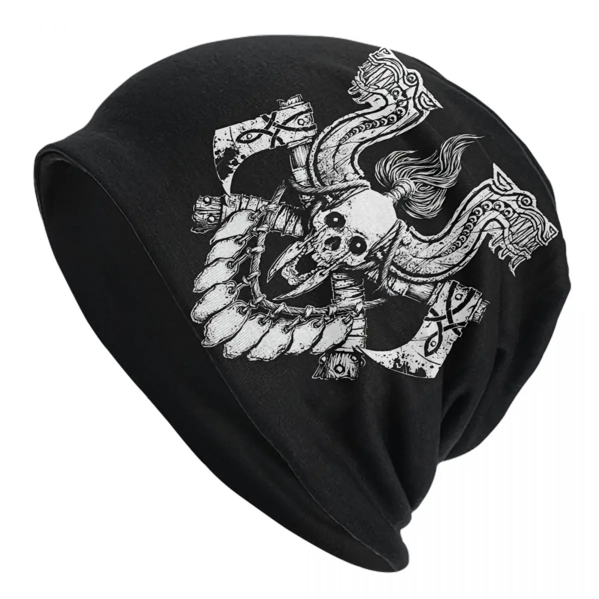 Berserker Viking Beanies Caps Hat Fashion Bonnet Hats Men