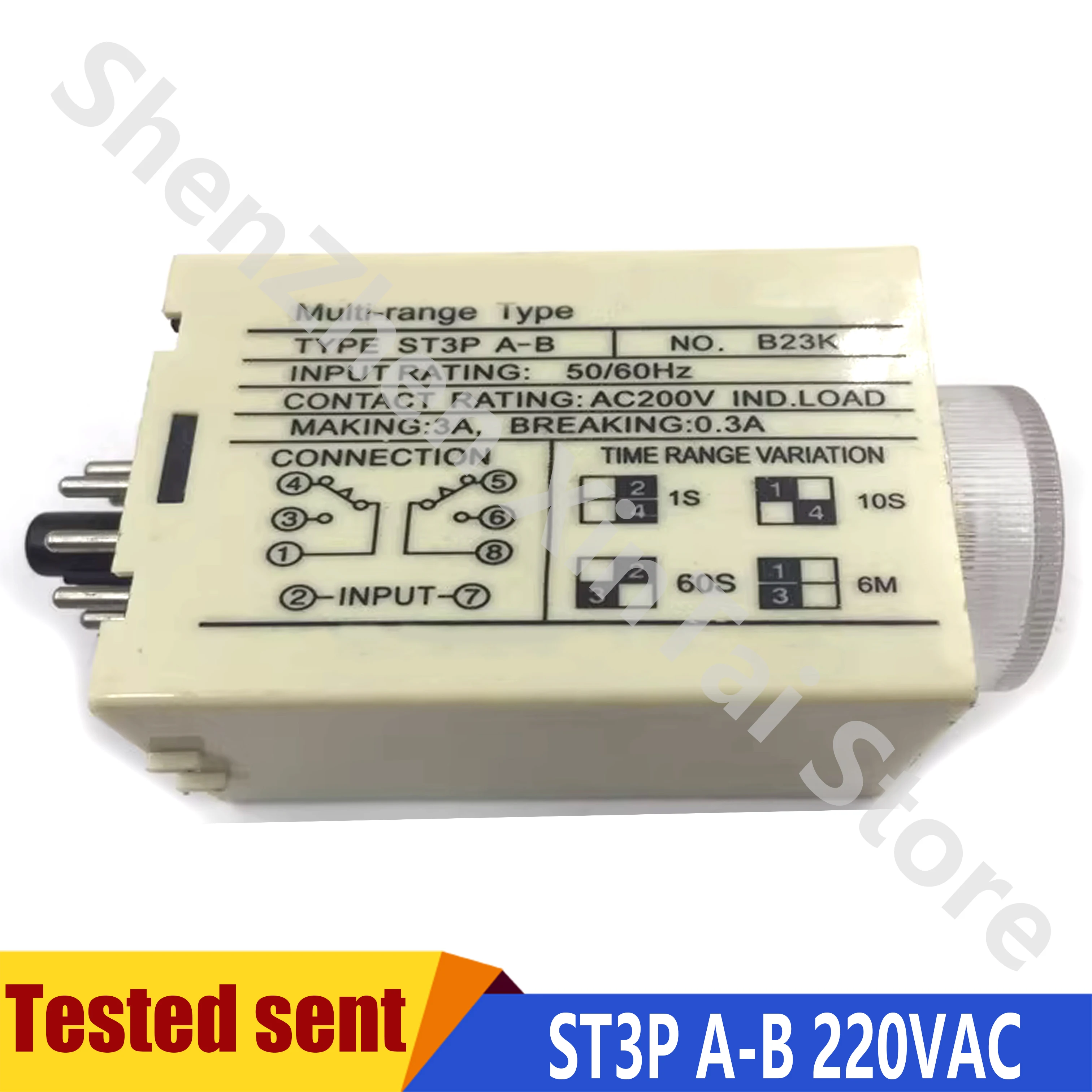 

ST3P A-A A-B Super Timer Relay With Base 24VDC or 220VAC