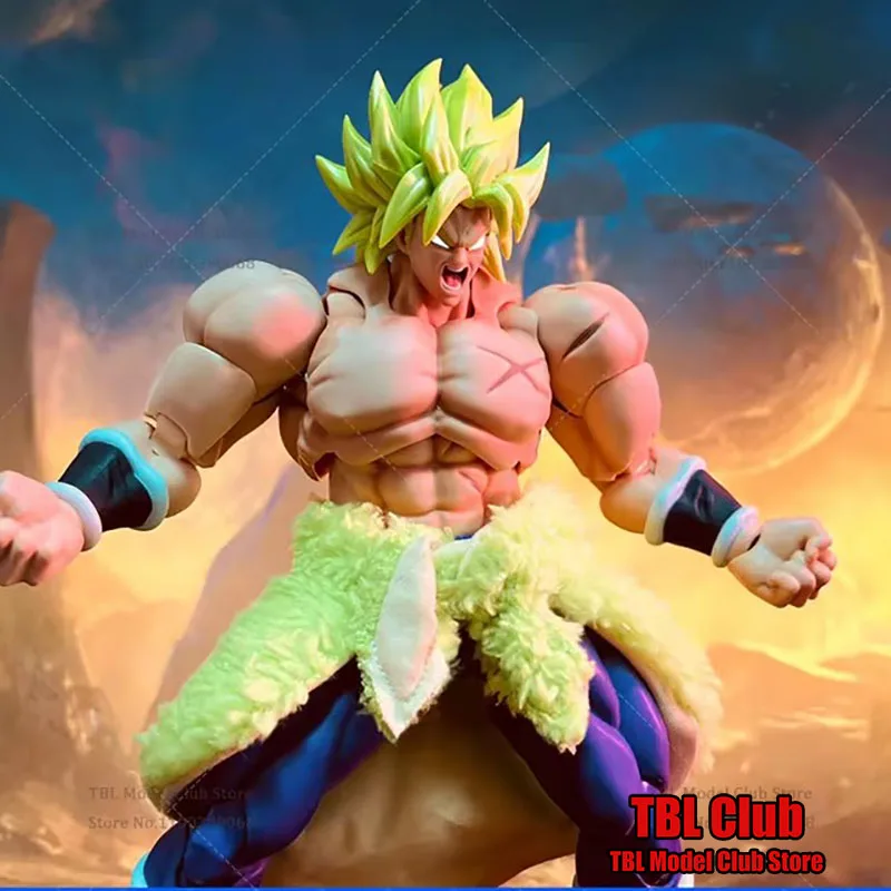 

In Stock 1/12 Scale Male Clothes Hemline Dragon Ball Super Saiyan Broly Japanese Anime For SHF 6-inch Action Figure Soldier