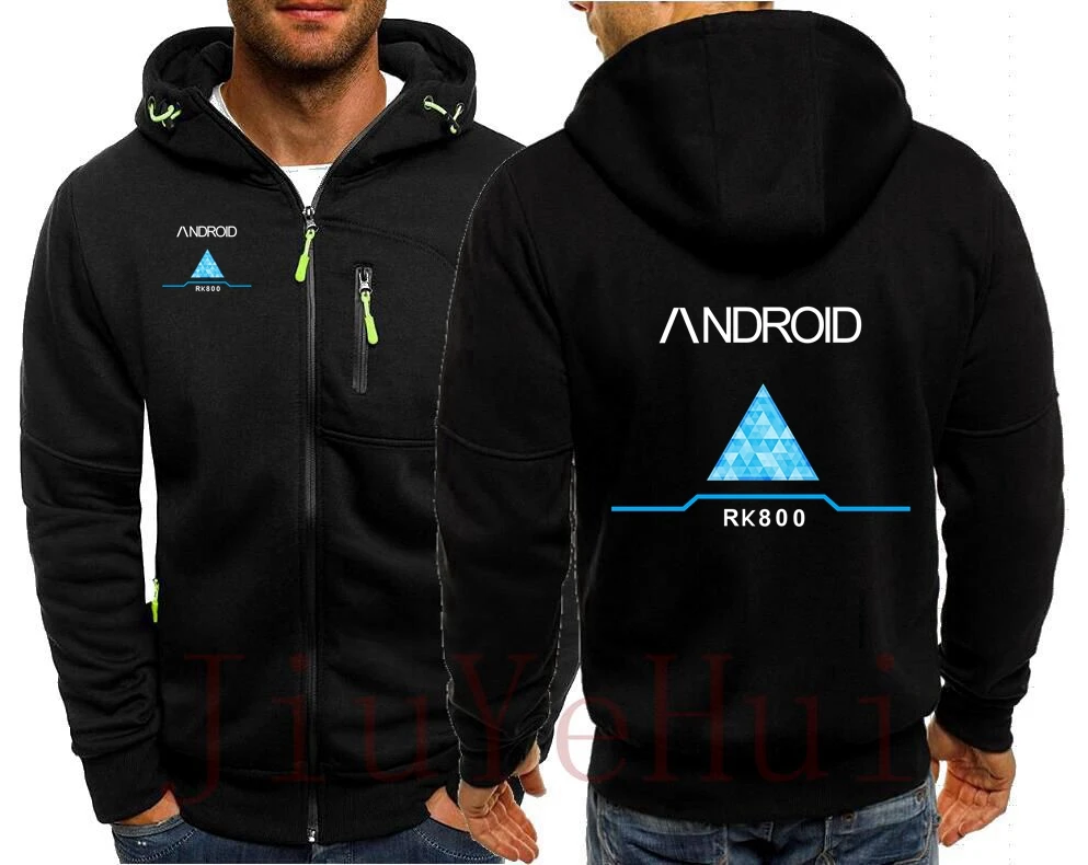 Detroit Becomes Connor Cos RK800 с капюшоном Incarnated As A Human Cartoon Peripheral Detroit Become Human Jacket Мужские толстовки