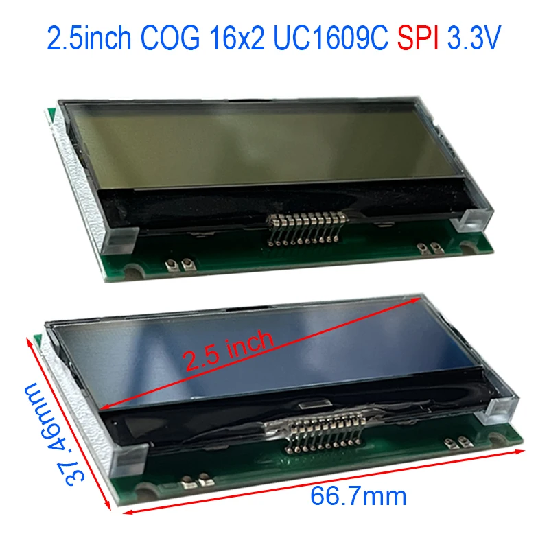 1,5 2,5 inch COG 1602 16x2 LCD-displaymodule