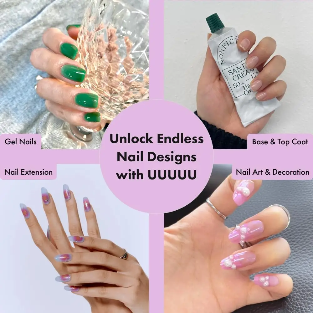 مصباح أظافر LED بالأشعة فوق البنفسجية، ضوء محمول للأشعة فوق البنفسجية للأظافر الجل، 9 وات مع 6 مصابيح LED