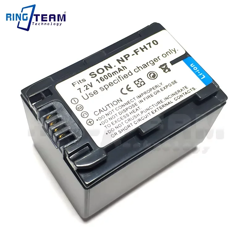 NP-FH70 Camera Battery For Sony HDR-XR HDR-XR550E XR350E XR150E CX110 CX150 CX12E CX7 CX550V HC3 HC5 HC7 HC9 SR1 SR5