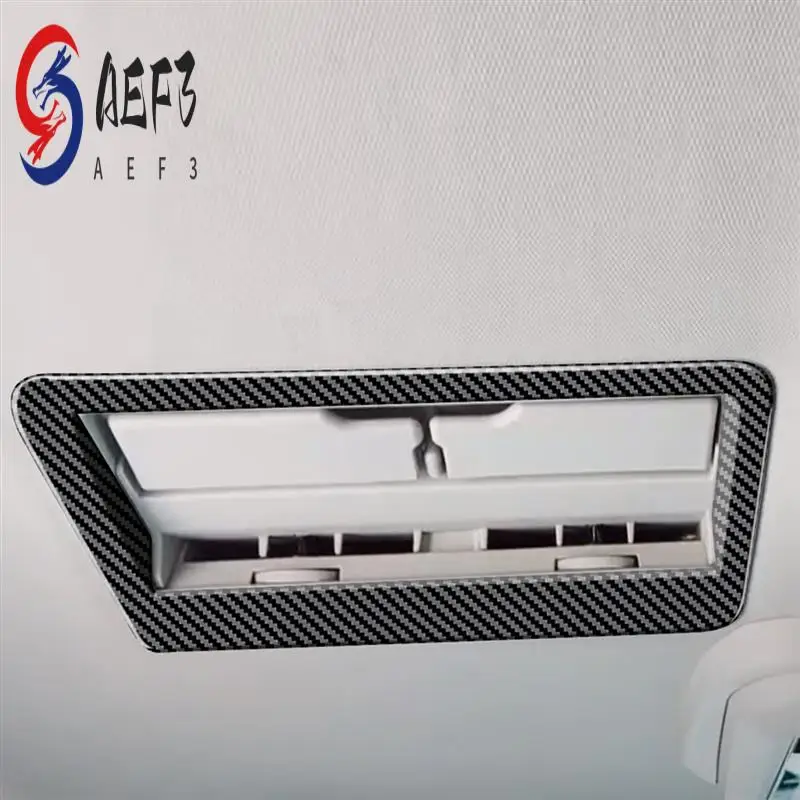 

AEF3-For TOYOTA VELOZ AVANZA 2022 2023 Carbon Fiber Car Roof Air Outlet Frame Reading Light Lamp Cover Trim Sticker