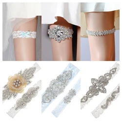 Sexy Leg Garters Belt For Women Lace Embroidery Floral Bride Leg Garter Wedding Fashion Sexy Flower Lace Accessories