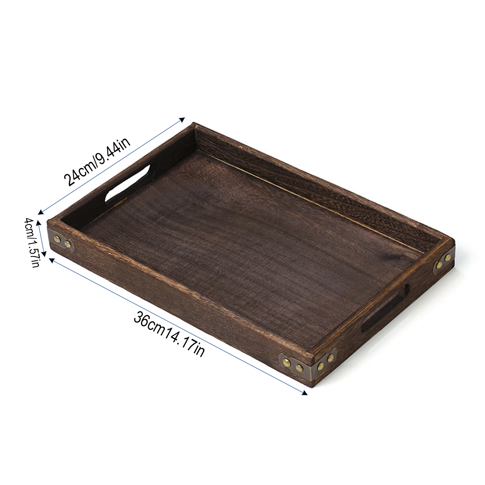 Japanese Wooden Natural Environmental Protection Tray Tea Tray Fruit Bread Dim Sum Tray