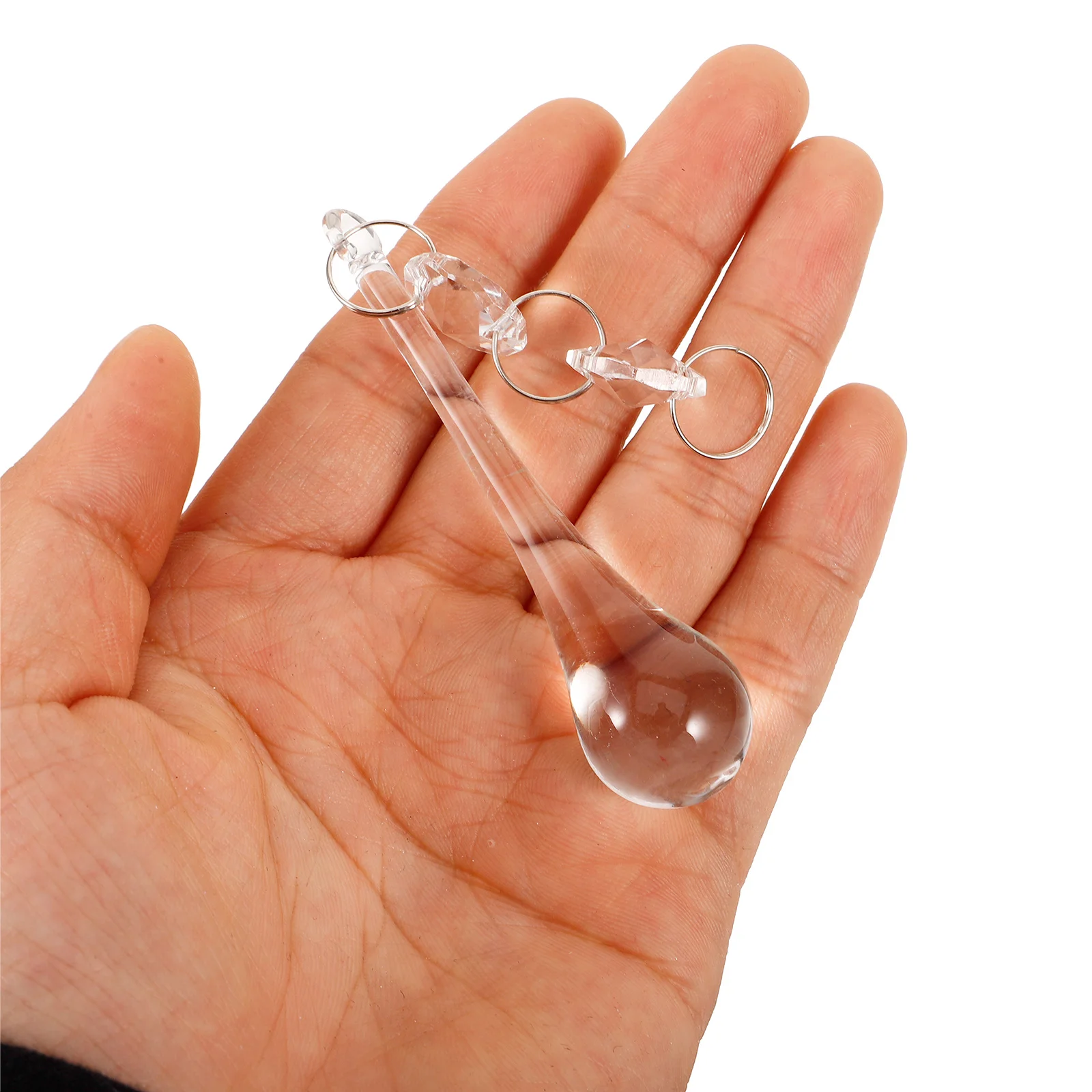 

Ceiling Lights Hanging Decor Crystal Pendant Ornament for Fireplace Valentine Day Romantic Atmosphere Crystal Hanging Decoration