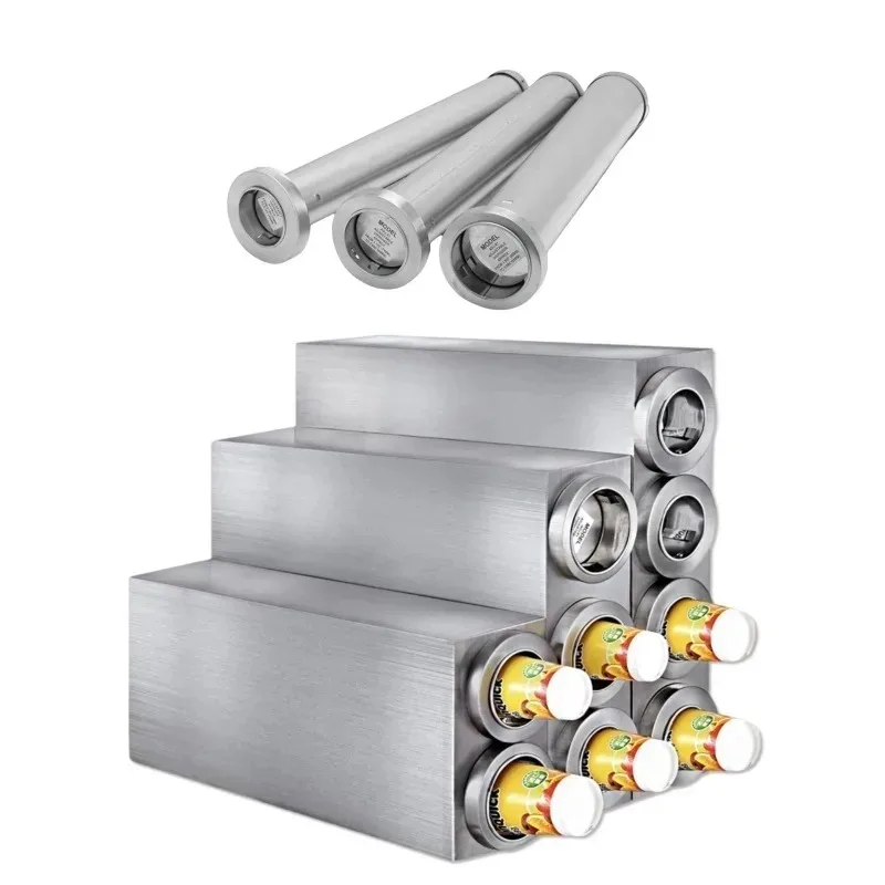 Stainless steel cup splitter cabinet Coke milk tea automatic disposable cup picker