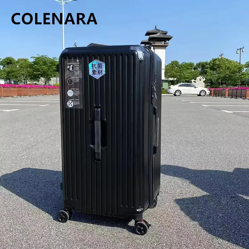 COLENARA Koffer Reisetasche Große Kapazität Trolley Damen Passwort Box 22"24"26"28"30"32"34 Zoll Große Kapazität Gepäck
