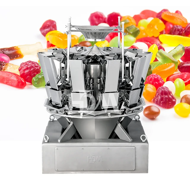 Picture 3: 14 Heads Automatic Snack Food Compact Machine Candy Multihead Weigher Combine Machine