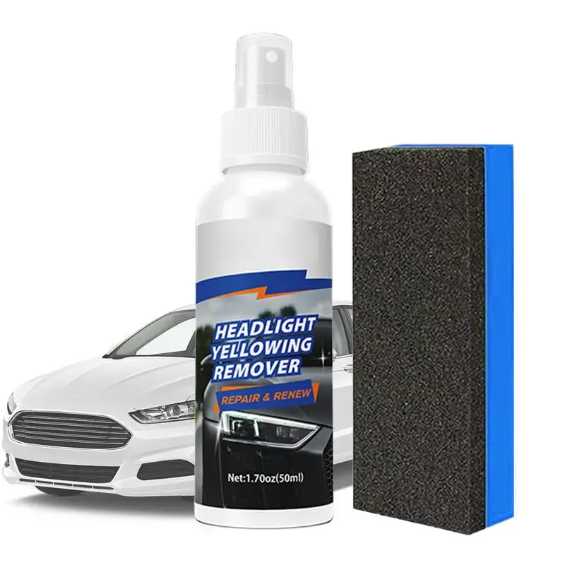 

Head Light Cleaner For Cars Automotive Headlight Restoration Easy Apply Head Lights Cleaner For Car Headlight Lens Cleaners No