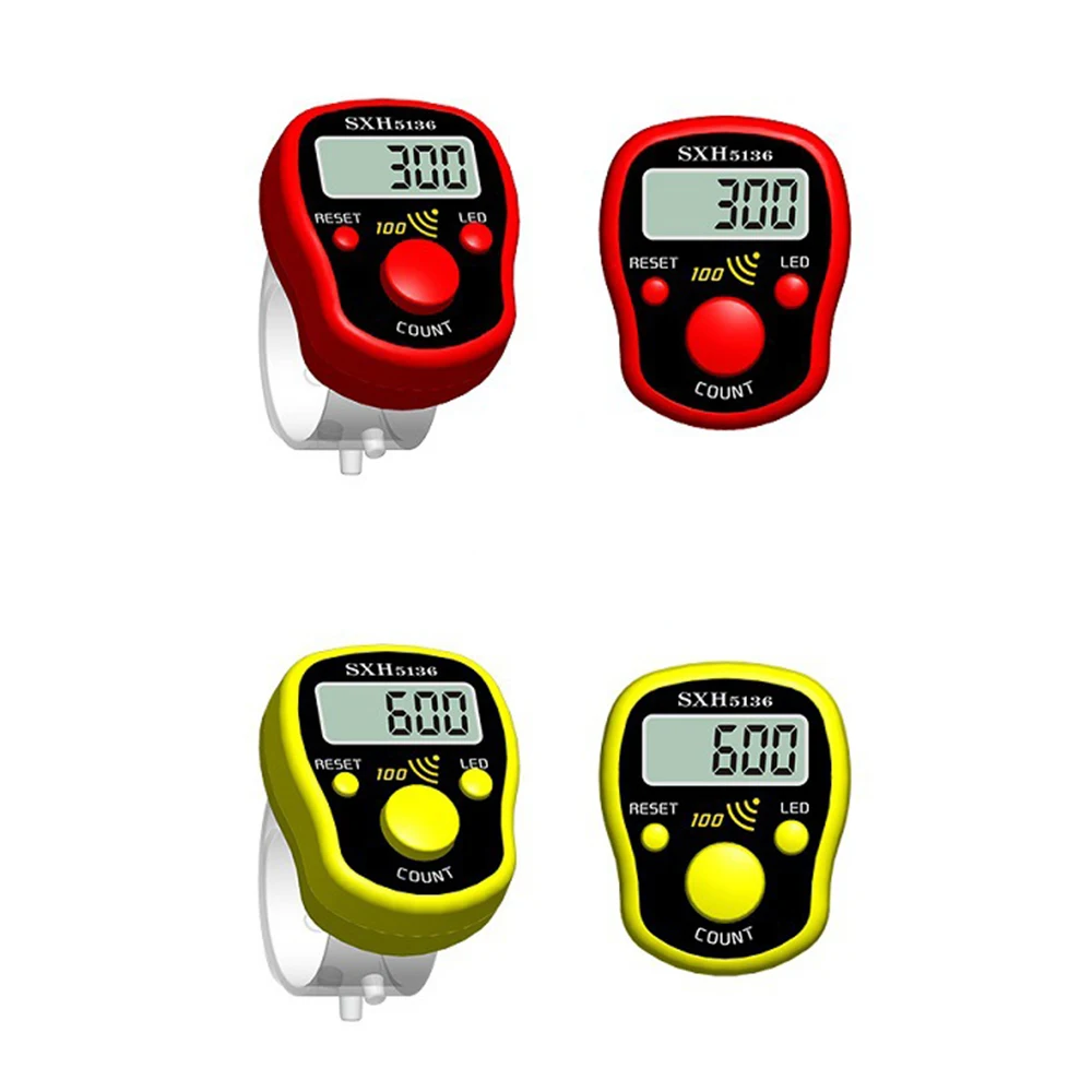 Imagem -06 - Led Eletrônico Golf Finger Clicker Handheld Anel Clique Lap Counter Clicker Evento Contadores Sxh5136