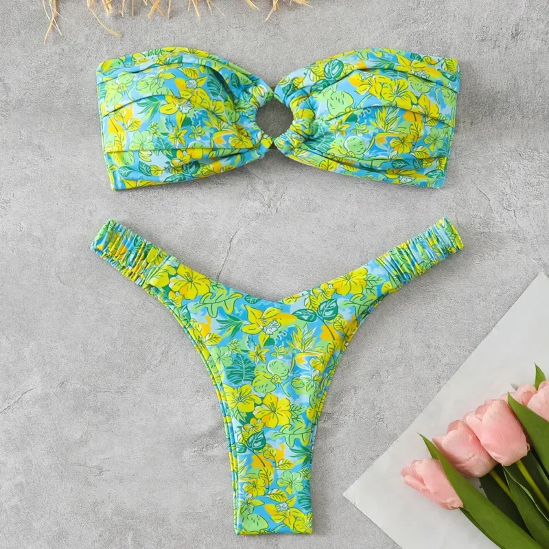 

2025 Sexy Bikinis Female Swimsuits Women's Swimwear Push Up Swim Wear Bathing Suits Brazilian Bikini Set Beachwear Pool Bather
