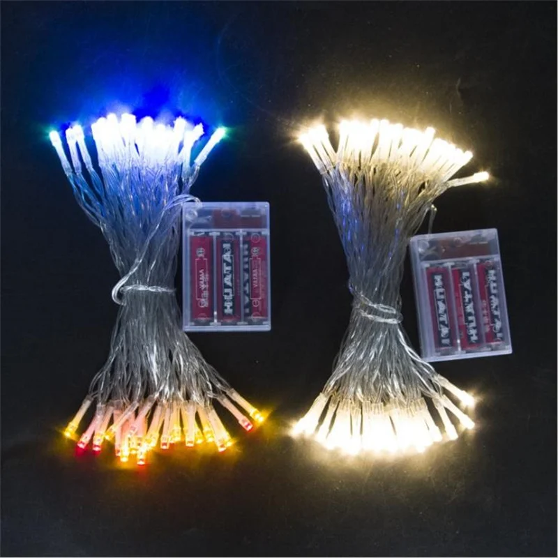 

2M 4M 10M LED String Lights 3*AA Battery Operated Waterproof Fairy LED Christmas Lights For Holiday Party Wedding Decoration