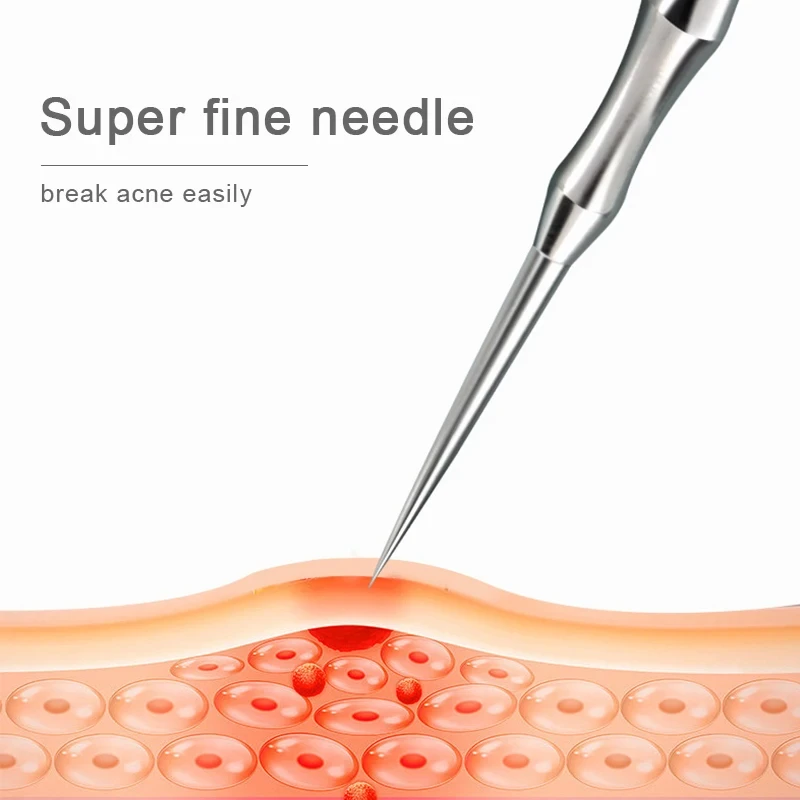 Beleza artefato extrator de manchas removedor agulha ferramenta acne cravo remoção agulhas espinhas cravo clipe pinças