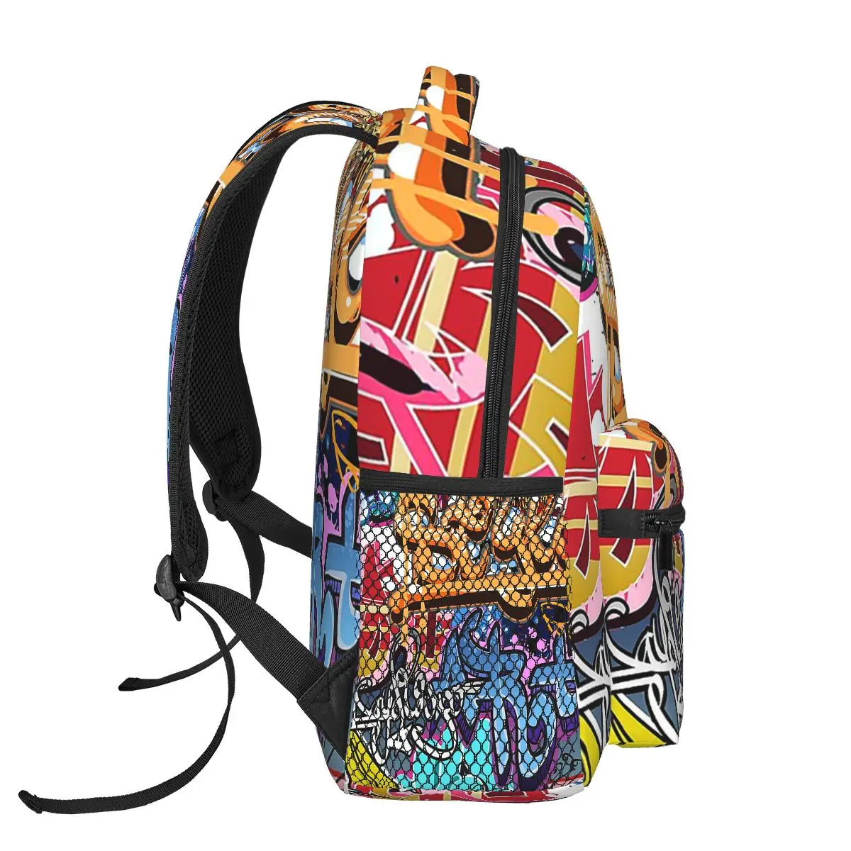 Street Graffiti Art Mochilas para Meninos e Meninas, Mochilas escolares, Mochila De Viagem Dos Desenhos Animados, Bolsa De Ombro, Bolsa De Estudante, Grande Capacidade