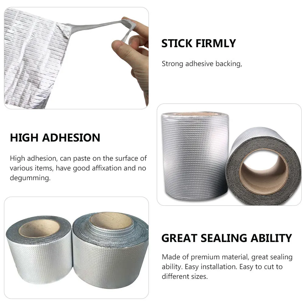 

2pcs Waterproof Tape For Leakage Repair Strong Adhesive Sealing Pipeline Seal Mending Self Fix Sealant Duct Tape Easy Cut