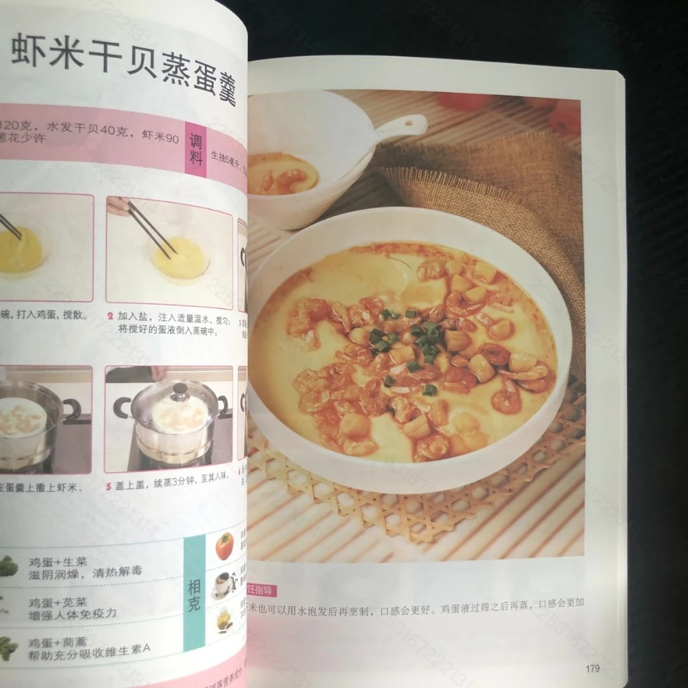 وصفات صحية وصفات الحفاظ على الصحة 1668 أنواع من الأطباق على البخار الكتب الصينية