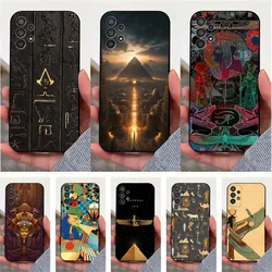 Art A-Ancient E-Egypt Phone Case For Samsung S25,S24,S23,S22,S20,S21,S10,Ultra,Plus,Lite,FE,Soft Silicone Black Cover