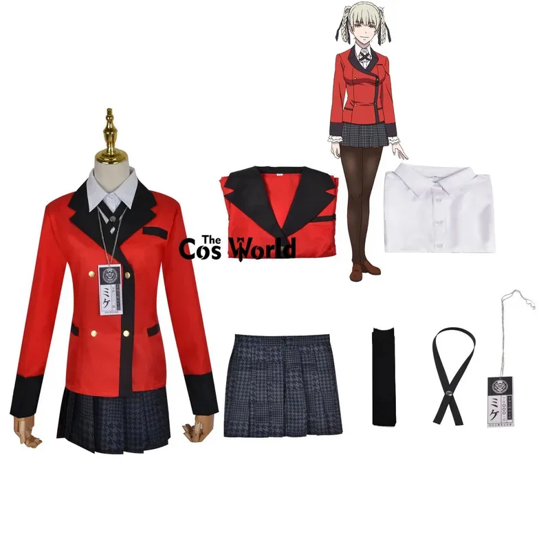 

COSda@Kakegurui Compulsive Gambler Yumeko Jabami Kirari Momobami Ryota Suzui Midari Ikishima Runa Yomozuki Anime Cosplay Costume